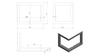 Frame for VNL/610/430 Ce Stove Frame Width 70 Mm