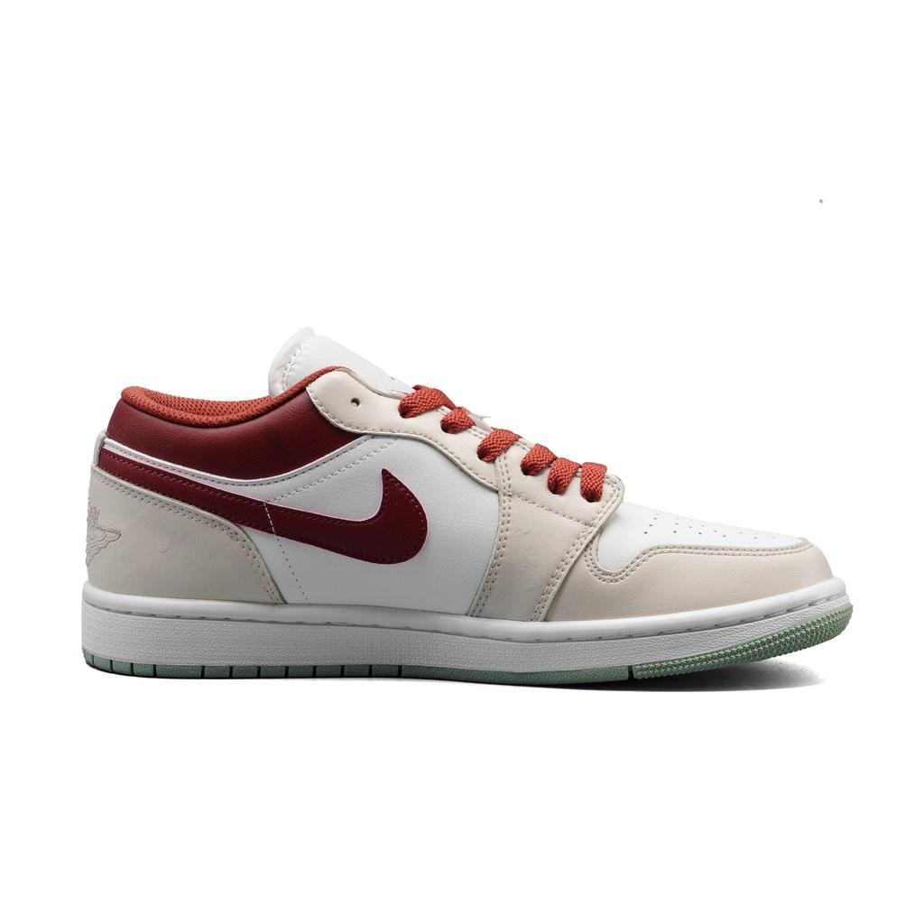 Jordan Air Jordan 1 Abrasion Resistant Abrasion Resistant Low Top Vintage Basketball Shoes Unisex Red 553558-133(Team-1451)-Random Packaging Bags