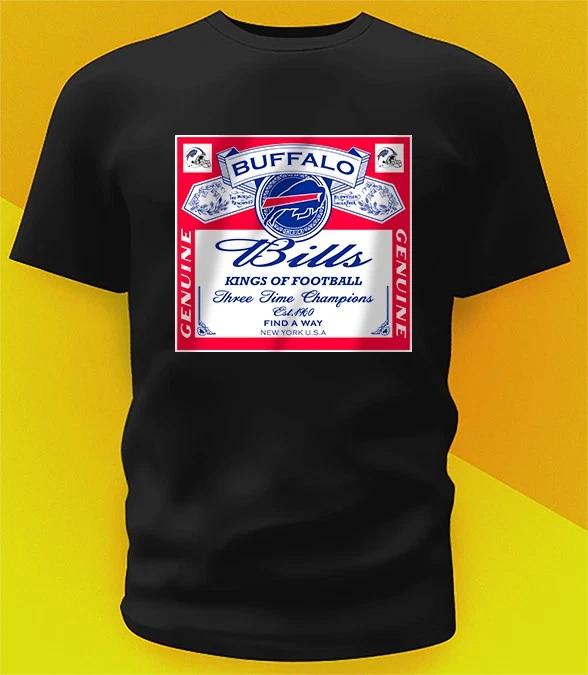 Buffalo Bills King Of Football Shirt Adult Sizes 6XL 2 Youth size Fast Ship S