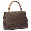 Michael Kors Ava Logo Letter Taška přes rameno Crossbody taška Mini Kabelka z potaženého plátna Dámské tašky Hnědá 32S5GAVC1B-BRONZO