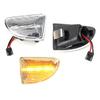 Clear Lens Amber Sequential LED Fender Side Marker Lights For 07-15 Smart Fortwo