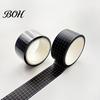 Black And White Plaid Tape Grid Washi Tape, Pattern Decorative Masking Hand-tearable for Arts, DIY Crafts, Journals, Planners, Scrapbooking,