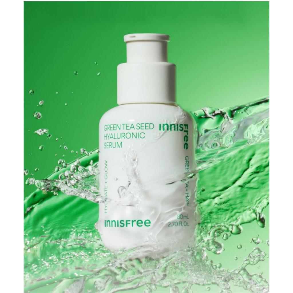 Innisfree Sérum Hyaluronique aux Graines de Thé Vert 80ml
