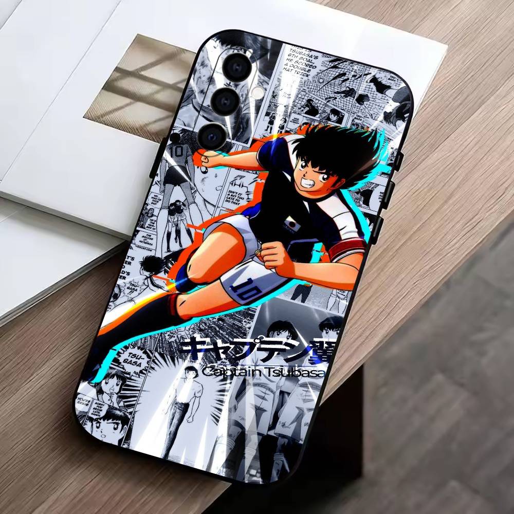 

C-Captain Tsubasa A-Anime Phone Case For Samsung Galaxy A73,A72,A71,A70,A53,A52,A51,Others Soft Black Cover Samsung a42 5g