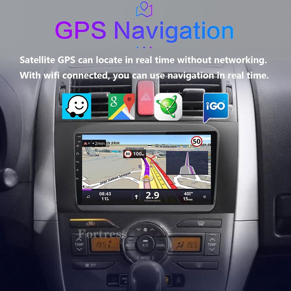 For Toyota Auris 1 E150 2006 2007 - 2012 Car Radio Multimedia Video Player Navigation GPS 2din 2 Din DVD Built-in Carplay DSP BT