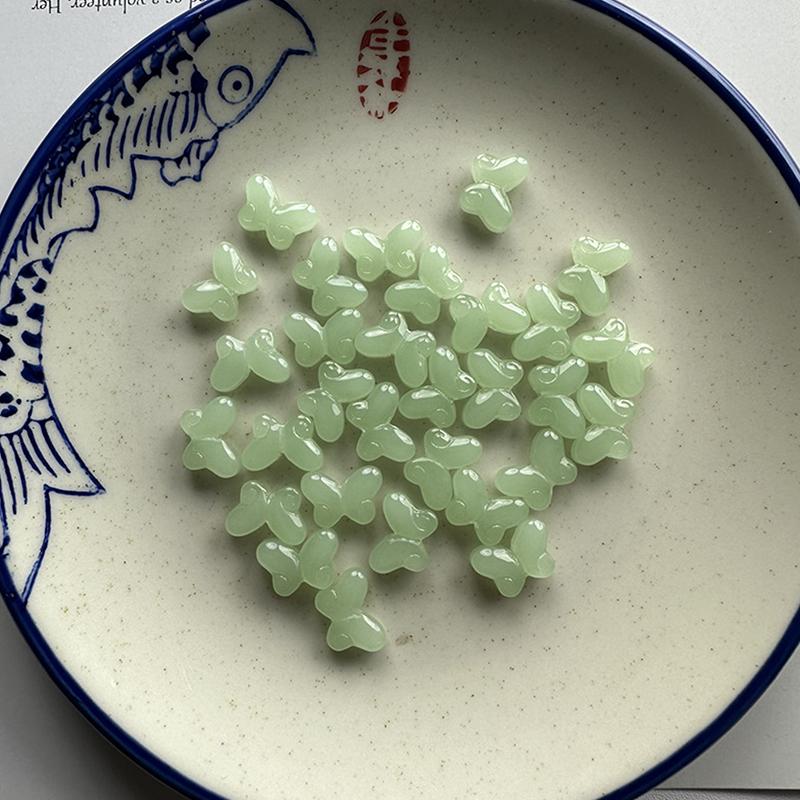 

10 шт./Лот Смешанные Бусины Лэмпворк Бабочки Стеклянные Бусины с Глазурью Для Изготовления Ювелирных Изделий Фурнитура DIY Браслет Серьги Заколка для Волос Аксессуары