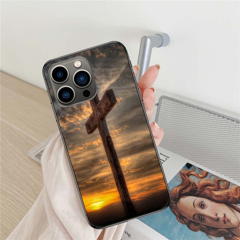 

Jesus Bible Phone Case For Iphone 17 Air 16 15 Pro Max 14 Plus 16E Coque 13 Pro 12 Mini 11 Clear Cover Silicone Cute Shell Soft iPhone 11 Pro Max