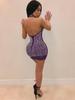 European-American Fashion Halter Neck Diamond Party Dress - Sexy, Tight, New Arrival