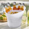 LED Light Up Ice Bucket, Glowing Beer Bucket with Color Changing Lights, Battery Powered Champagne Cooler for Bar KTV Party