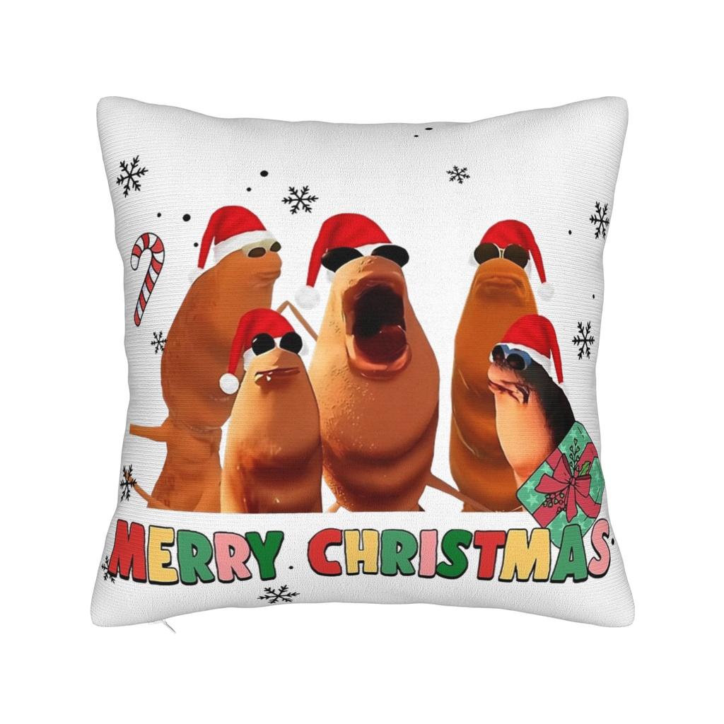 Marcus the Worm Funny Meme Printed Pillowcase Cushion Cover  Throw Pillow Cover Y2K Seat Decoration Zippered Multi-Size