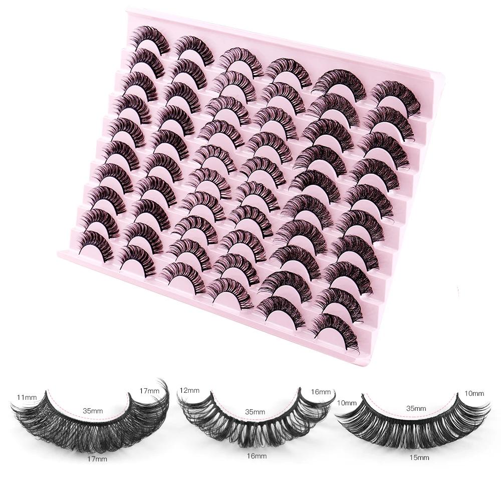 30 пар 3D искусственных норковых ресниц — фото 5