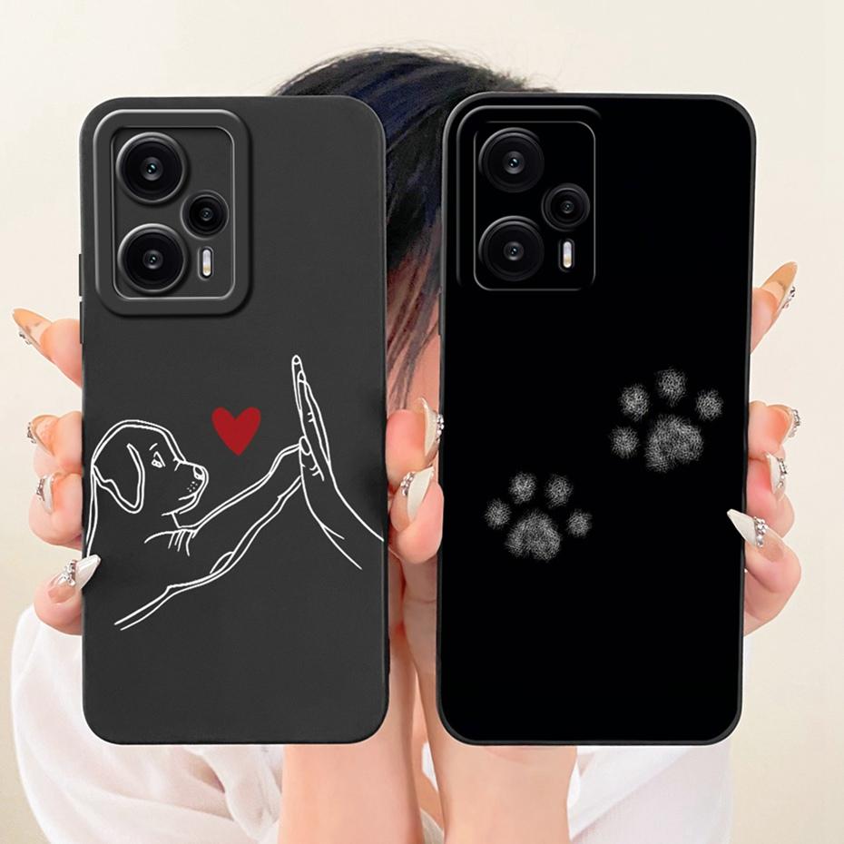 New Fashion Phone Case For Xiaomi Poco F5 F5Pro Soft Silicone Cases For POCO F5 Pro PocoF5 5G Shockproof Covers Bumpers