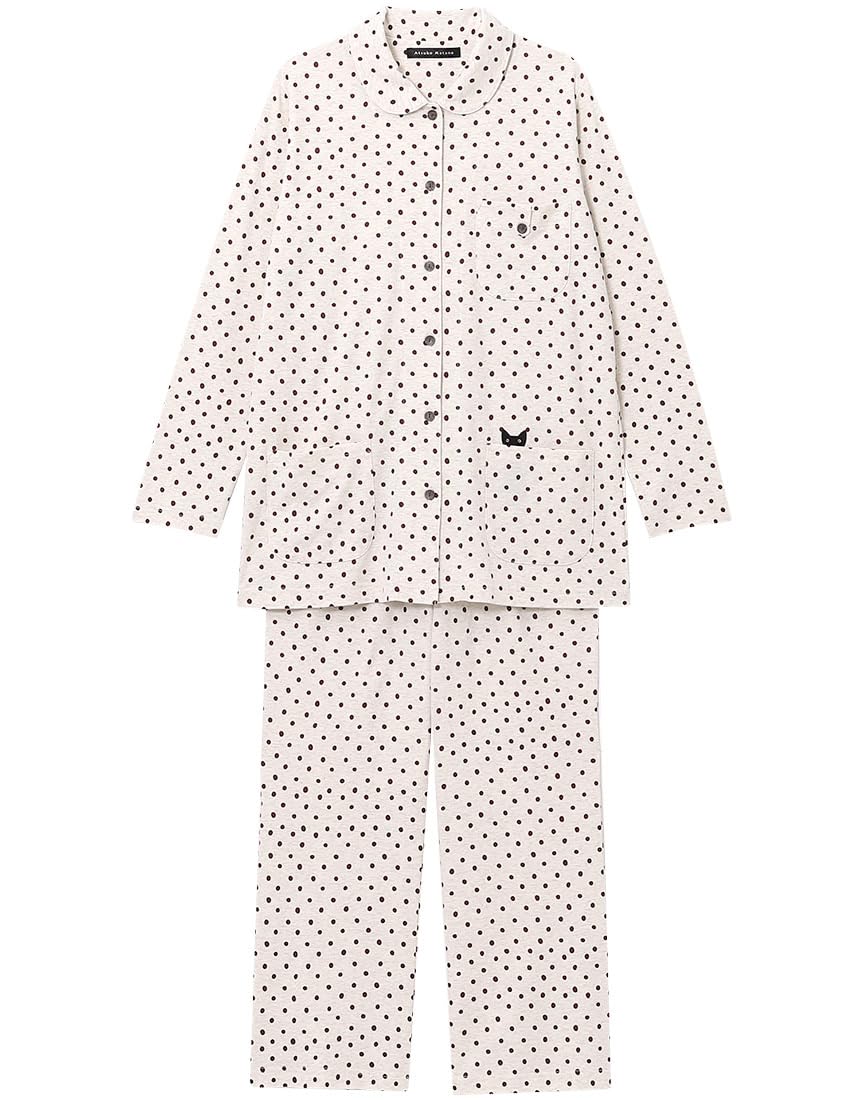 

Wacoal Atsuko Matano Ivory Size M Women s Pajamas, 1/4 Sleeves, Loungewear, HDX564, (IV),