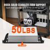 2PCS 1U Server Rack Shelf 10"/254 mm Depth Vented Rack Mount Shelf Tray