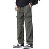 Men's Thermal American Shock Pants Winter Loose Straight Long Pants