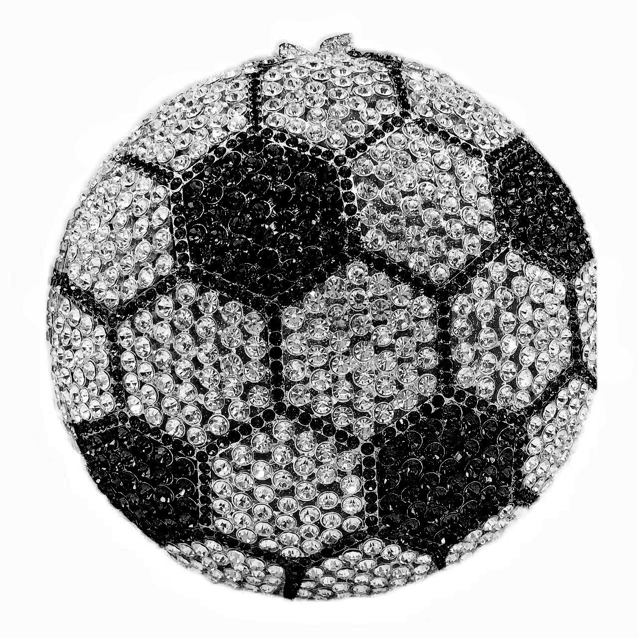 Futbola strassu vakara somiņas sievietēm Dimanta