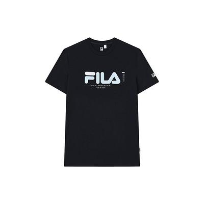 Athletics Logo Letter Crew Neck Short Sleeve T-Shirt Men Tops Royal-Blue A11M221109FNV