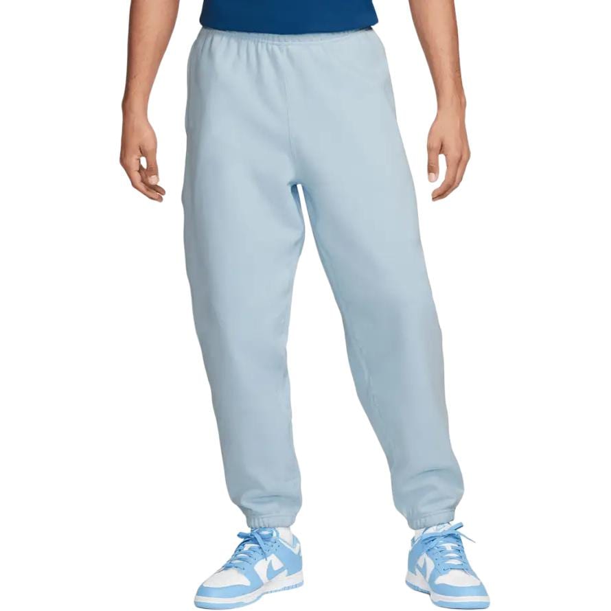 Nike Solo Swoosh Fleece Joggers Knitted Sweatpants Men's Blue CW5460-441