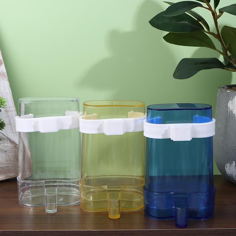 2/4Pcs Plastic Birds Water Feeders Dispenser Automatic Bird Feeder Parrot Canary Parakeet Cage Food Drinking Feeding Supplies