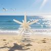 Starfish Christmas Tree Topper Xmas Tree Decoration Starfish Tree Topper with Spring for Home Bar Shop Holiday Party Decor
