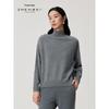 Zhenbei Women's Fully Formed Cashmere Half-High Collar Sweater