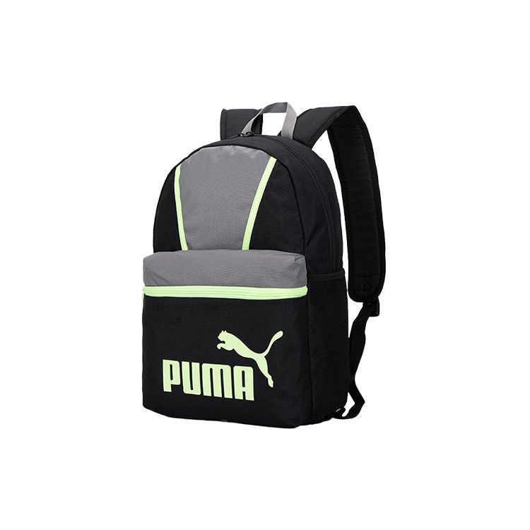 Puma Phase Blocking Backpack Unisex Backpacks Black 078962-01 OSFA