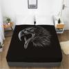 Mattress Cover Fitted Sheet With Elastic Band Bed Sheets Bedding Linens Queen King Size Bedsheet 90/150/160X200CM Black Horse