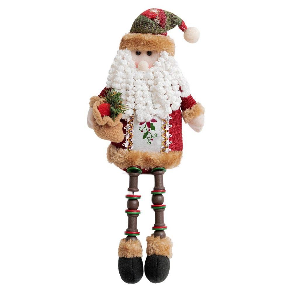 

Счастливого Рождества Рождественская кукла Фланелевое Рождественское украшение Новые куклы Санты Рождество Santa Claus