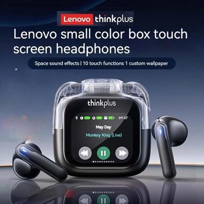 Original Lenovo LP70 PRO Intelligent Touch Screen Wireless Earphones Bluetooth 5.4 HIFI Stereo Earphones Music Call Game Noise Reduction Earbuds