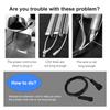 Extension Cable Wire for Deck Light, 5pcs 39.4 Inch 2pin IP67 Extension Cable Wire with Male and Female Connectors for Pendant Lights