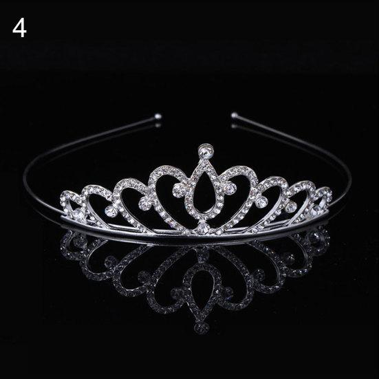 Lovely Crown Rhinestone Kids Girl Princess Tiara Headband Dancing Party Headwear