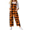 Women’s Loose Casual Sleeveless Jumpsuit Halloween Printed Jumpsuit Printed Jumpsuit