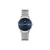 Longines Colección Maestro Movimiento Mecánico Automático Resistente al Agua 30M Reloj de Moda 39mm Esfera Azul Brazalete de Acero Inoxidable L4.910.4.92.6