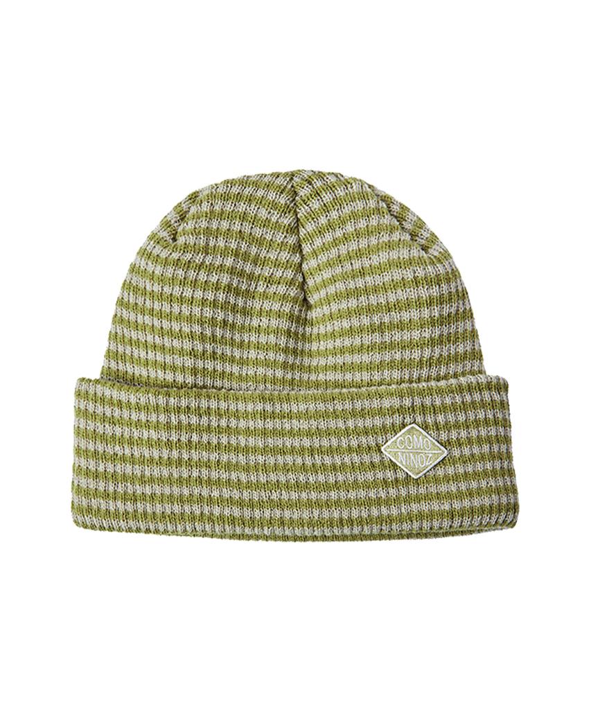 COMONINOZ [Cn]Stripe Knit Beanie [3Color]