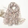 Lovely Patchwork Aztec Floral Tassel Viscose Shawl Scarf Lady High Quality Wrap Headband Bufandas Muslim Hijab Sjaal 180*90Cm