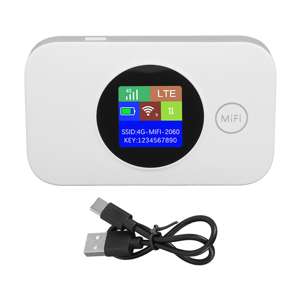 Router Hotspot WIFI Mobile 4G con Slot per Scheda SIM Micro 8-10 Utenti Batteria da 3000mAh per Casa Ufficio Viaggio Supporto Scheda SIM 5G