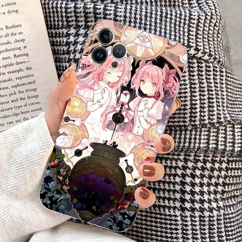 Puella Magi Madoka Magica Phone Case For iPhone 15 14 11 12 13 Mini Pro XS Max Cover 6 7 8 Plus X XR SE 2020 Funda Shell