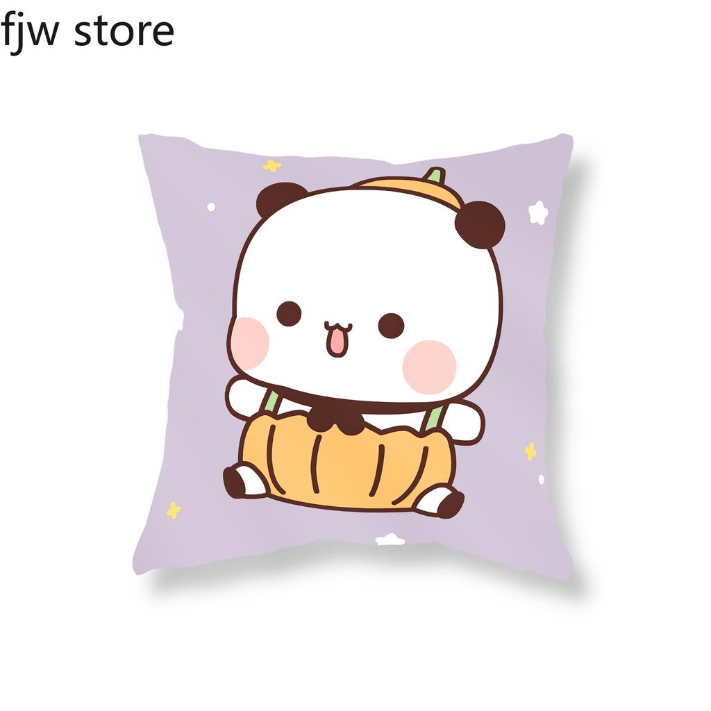 Halloween Decoration Throw Pillow Cover Cute Baby Panda Boob Cushion  Witch Vampire Pumpkin Party  Sofa Home