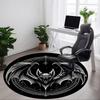 1pc Bat Mystic Office Round Area Rug, Under Office Chairs Bedroom Living Room Home Decor, Room Deco, Available in Various Sizes