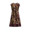 Printed Dress Women's Summer New Design Temperament Covering Belly and Looking Thin and Dignified Skirt