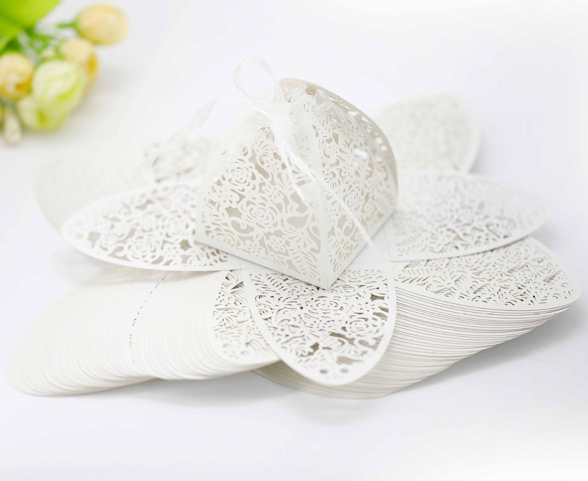 

Коробки для конфет креативная свадебная кружевная цветочная свадебная коробка для конфет 6 шт/10 шт/22 шт 10PCS