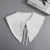 Solid Color Big Pointed Fake Collar Female Shoulder Wraps Shirt Detachable Collar Small Shawl Clothing False Collar Small Cape