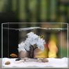 1Pc Realistic Sakura Aquarium Fish Tank Decoration Creative Beautiful Aquarium Ornament Fish Tank Decor Office Decor