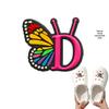 Cross-border Cute Detachable PVC Shoe Ornaments: Butterfly, Letter, Cartoon Designs for Festival and Party Shoes