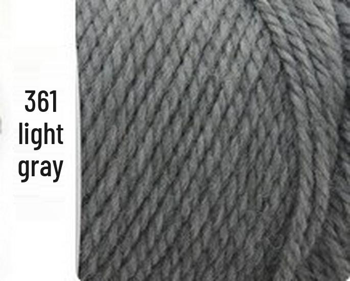 Alpaca Wool Medium-thick Yarn for Hand-knitted Men's and Women's Multi-color Hats, Scarves, and Coats.