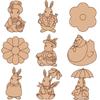 Wooden Ornaments - Artemio - Easter - 27 Pieces - Mixed - Raw Wood