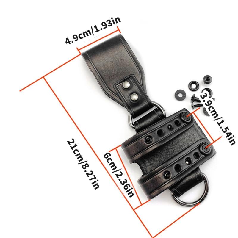 Premium Leather Knifed Sheathes Belt Buckles Regulable Quickly Release for Camping Hiking Enthusiasts