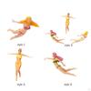 1/64 Figures Scale Beach Model Resin Mini People Tiny for Micro Landscape Fairy