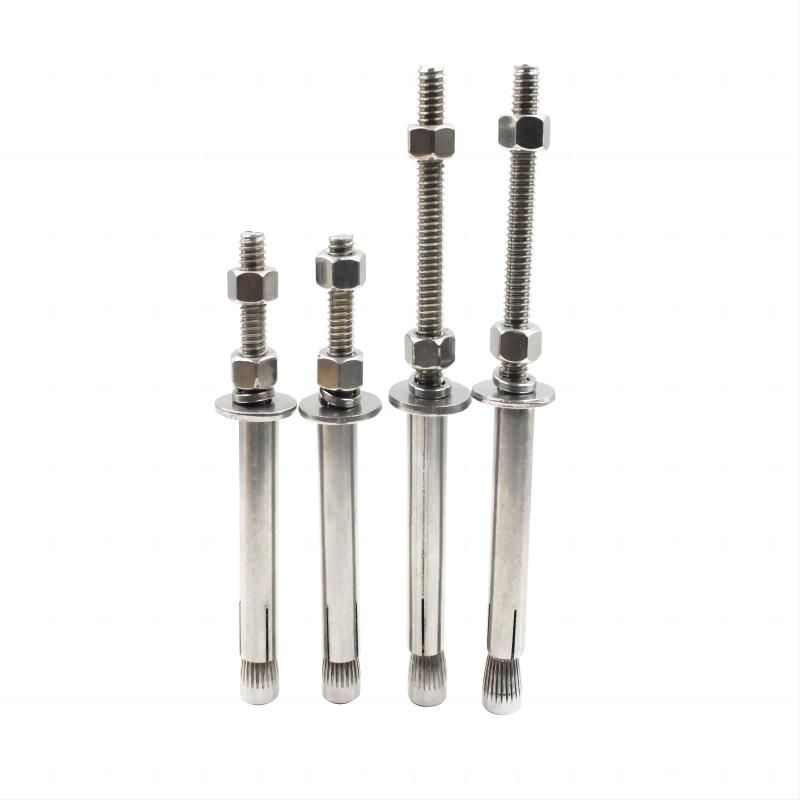 Nerezová ocel 304 Extra dlouhá stropní rozpínací kotva s plně závitovou tyčí