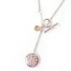 Great Necklace Ex Libris PM Necklace Silver Gold AG925 Women Used